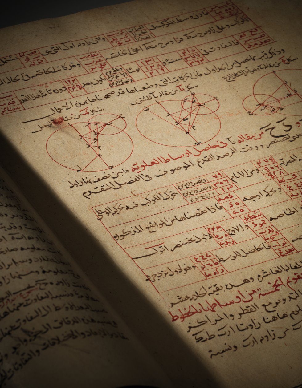 Um compêndio de tratados de astronomia e matemática de Nasir Al-Din Muhammad bin Al-Hasan Al-Tusi de Seljuq Dynasty