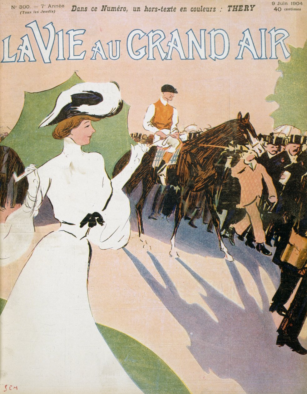 Revista francesa de corridas de cavalos 