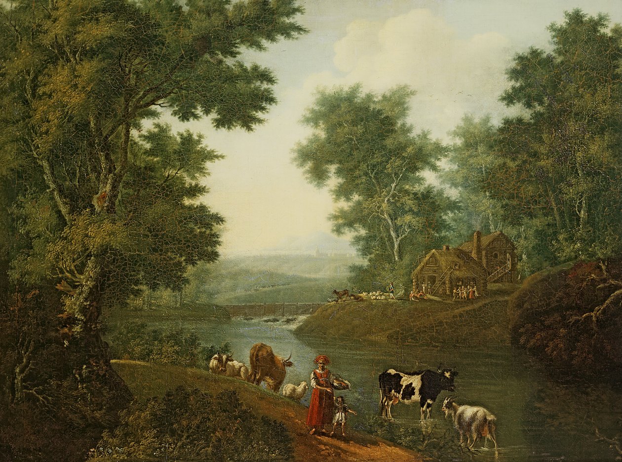 Paisagem nas proximidades de São Petersburgo de Semyon Shchedrin