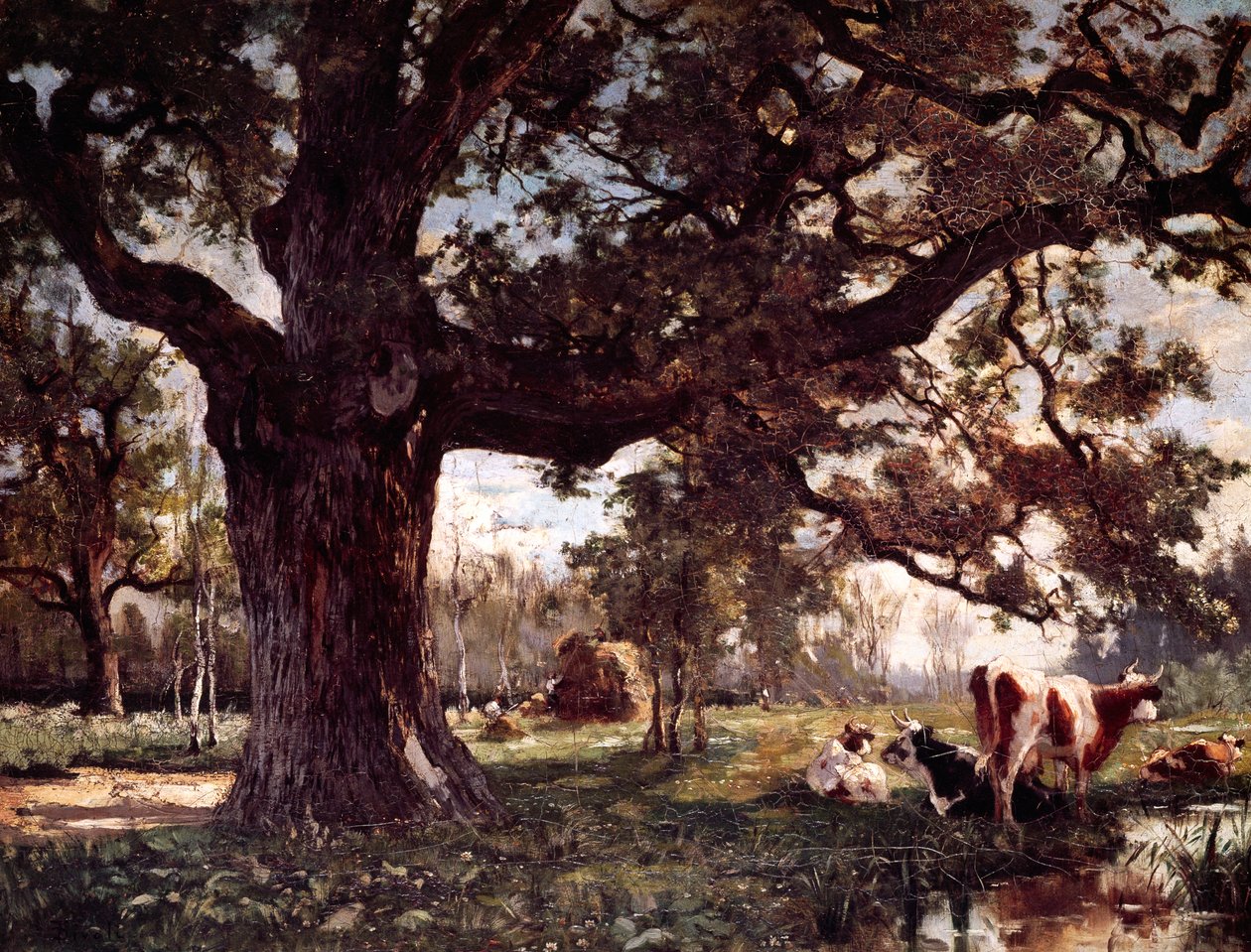 Paisagem, por Serafino de Tivoli (1826-1892). de Serafino de Tivoli