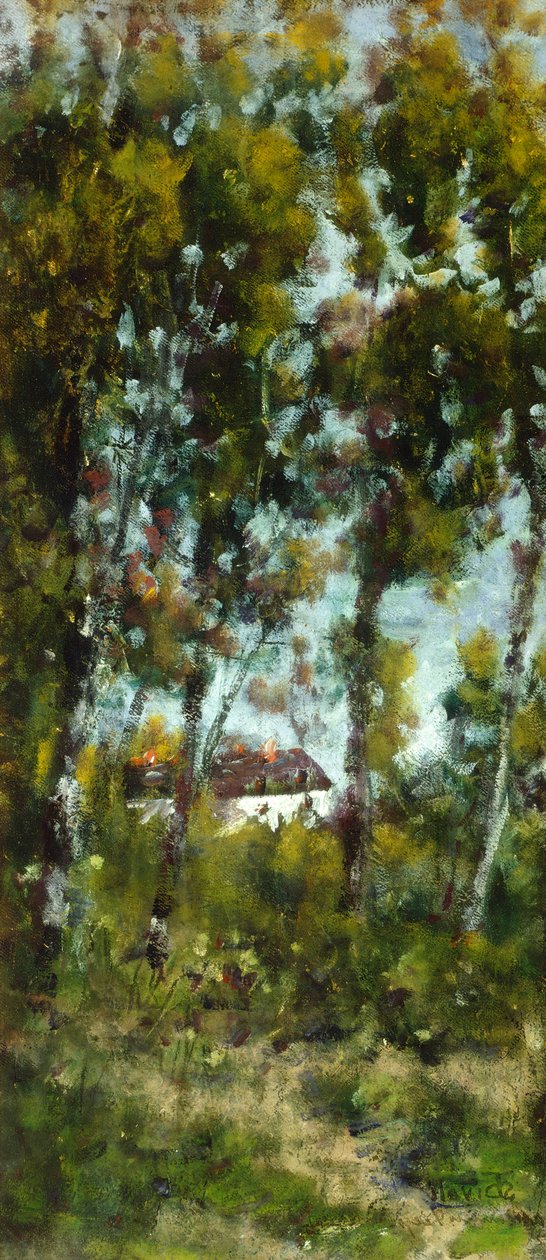 O bosque por Serafino De Tivoli (1826-1892) de Serafino de Tivoli