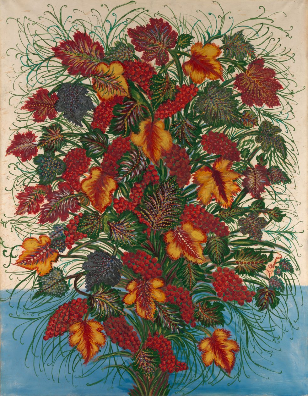 O buquê grande, c.1907 de Seraphine Louis