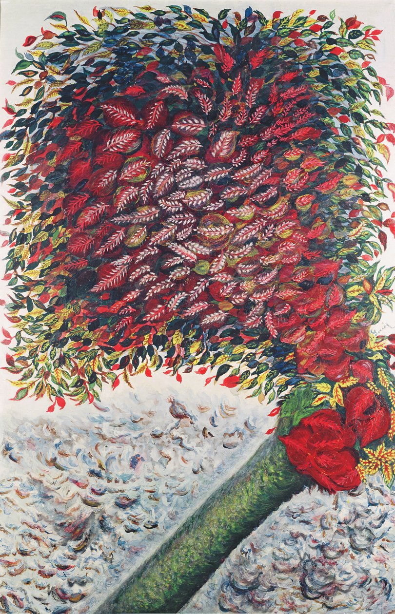 A árvore vermelha, 1928-30 de Seraphine Louis