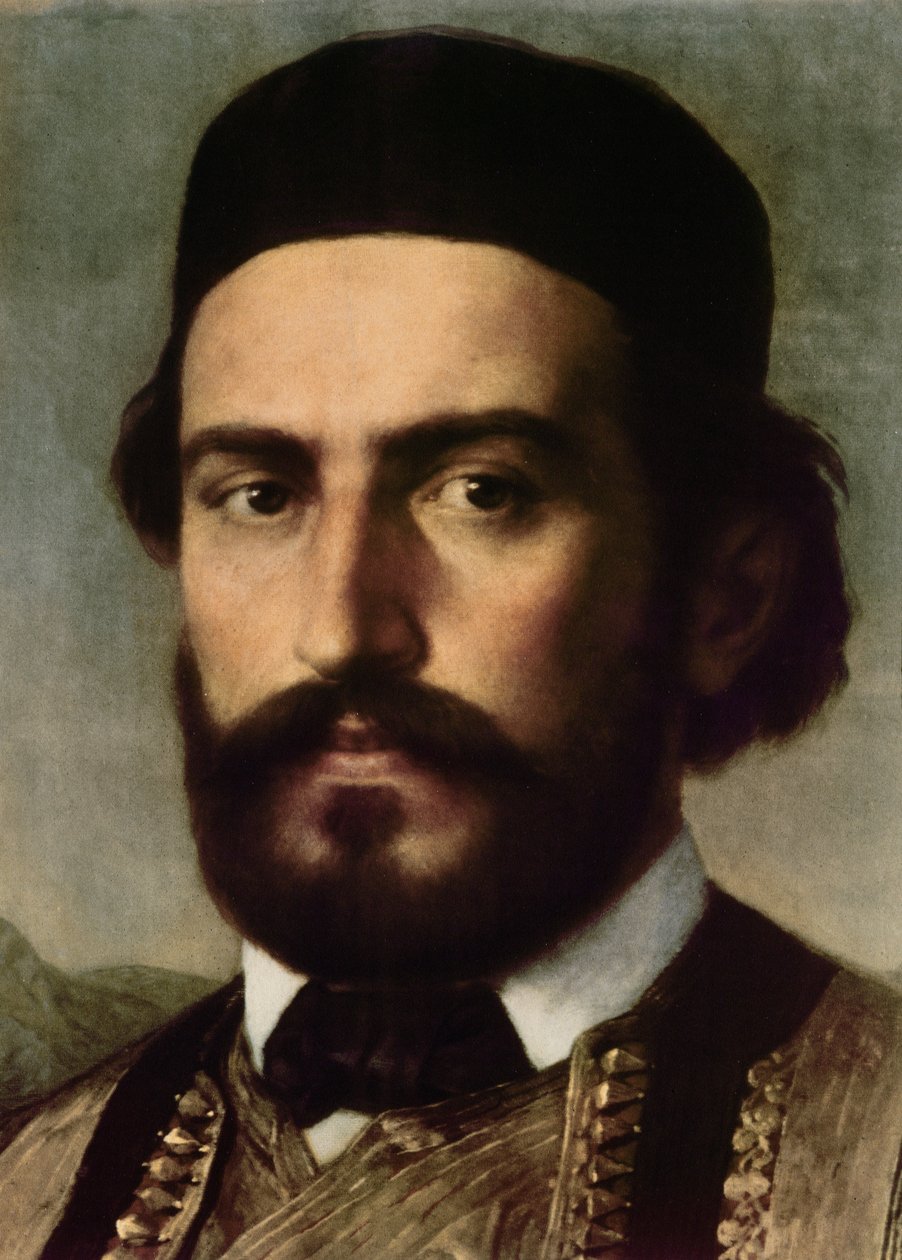 Petar II Petrovic Njegos, último príncipe bispo de Montenegro de Serbian School
