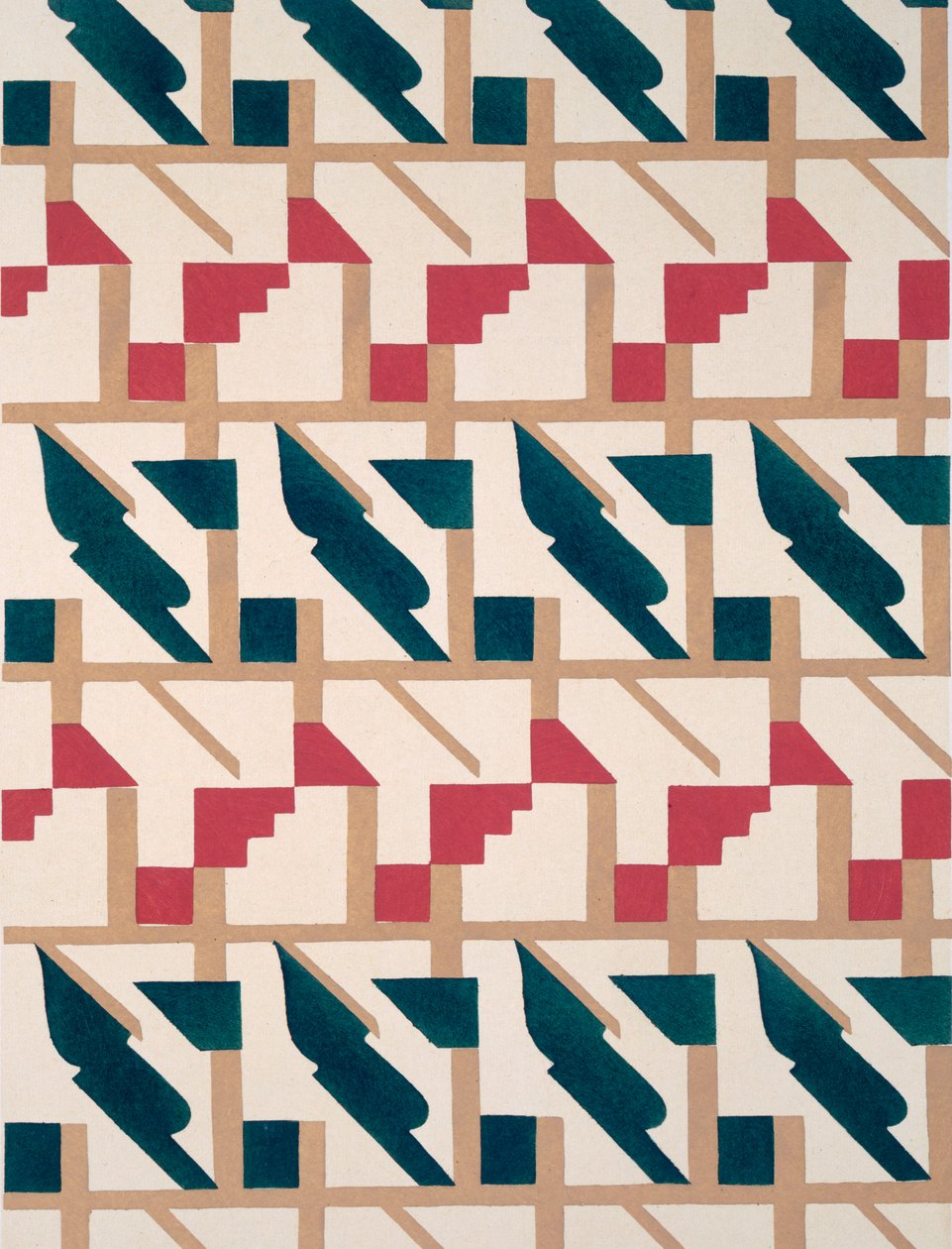 Design de &39;New Compositions Decoratives&39;, final da década de 1920 (stencil print) de Serge Gladky