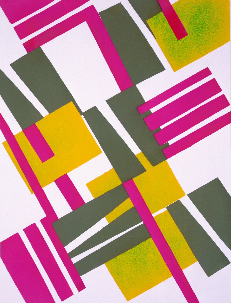 Design de &39;New Compositions Decoratives&39;, final da década de 1920 (stencil print) de Serge Gladky