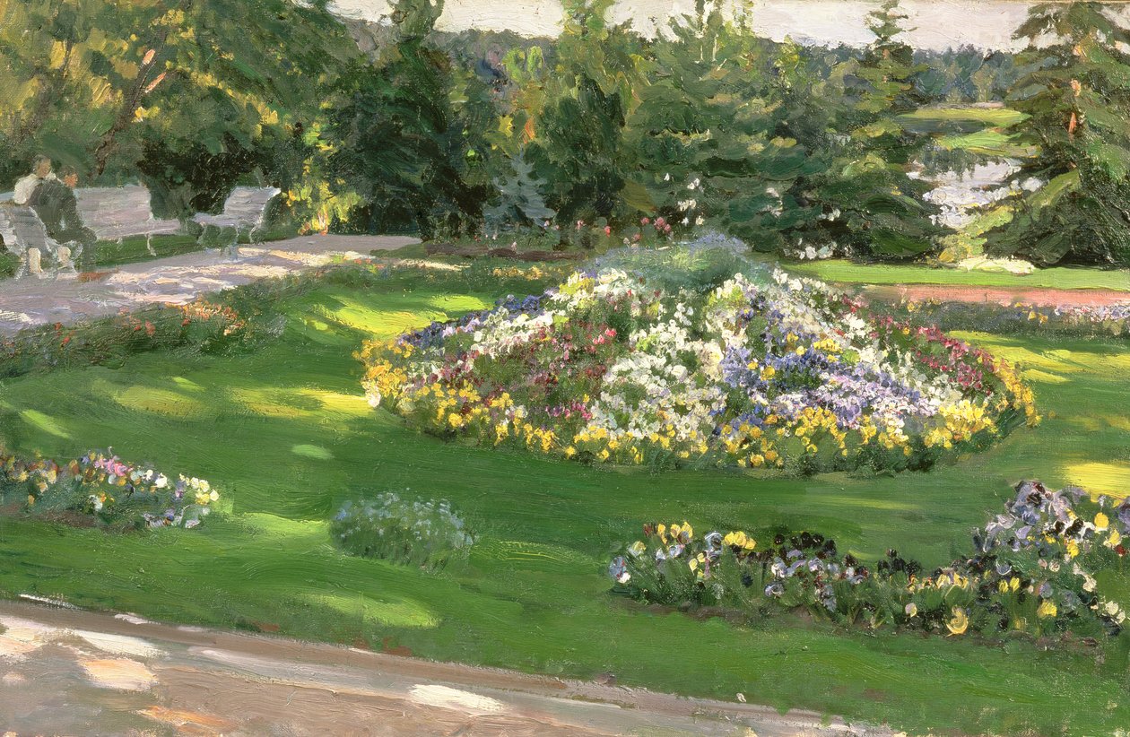 O canteiro de flores de Sergei Arsenevich Vinogradov