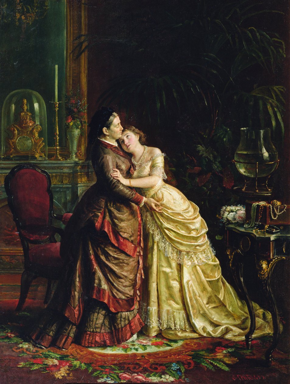 Antes do casamento de Sergei Ivanovich Gribkov