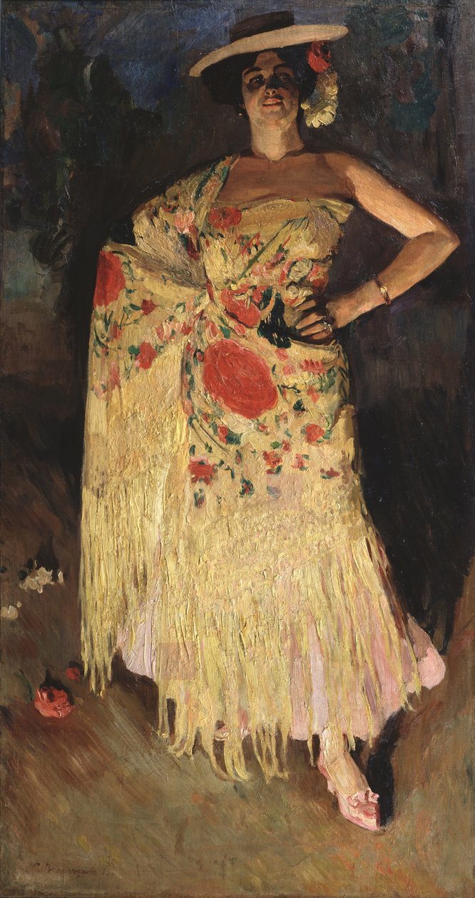 Um dançarino, 1903 de Sergei Arsenevich Vinogradov