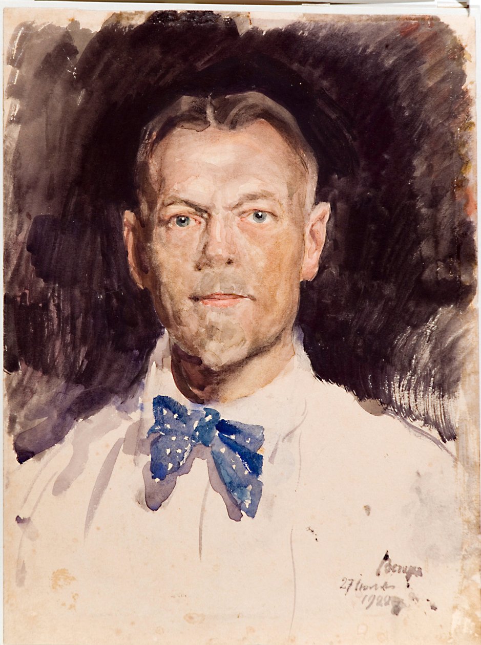 Autoportrait - Oeuvre de Sergei Arsenyevich Vinogradov (1869-1938) de Sergei Arsenevich Vinogradov