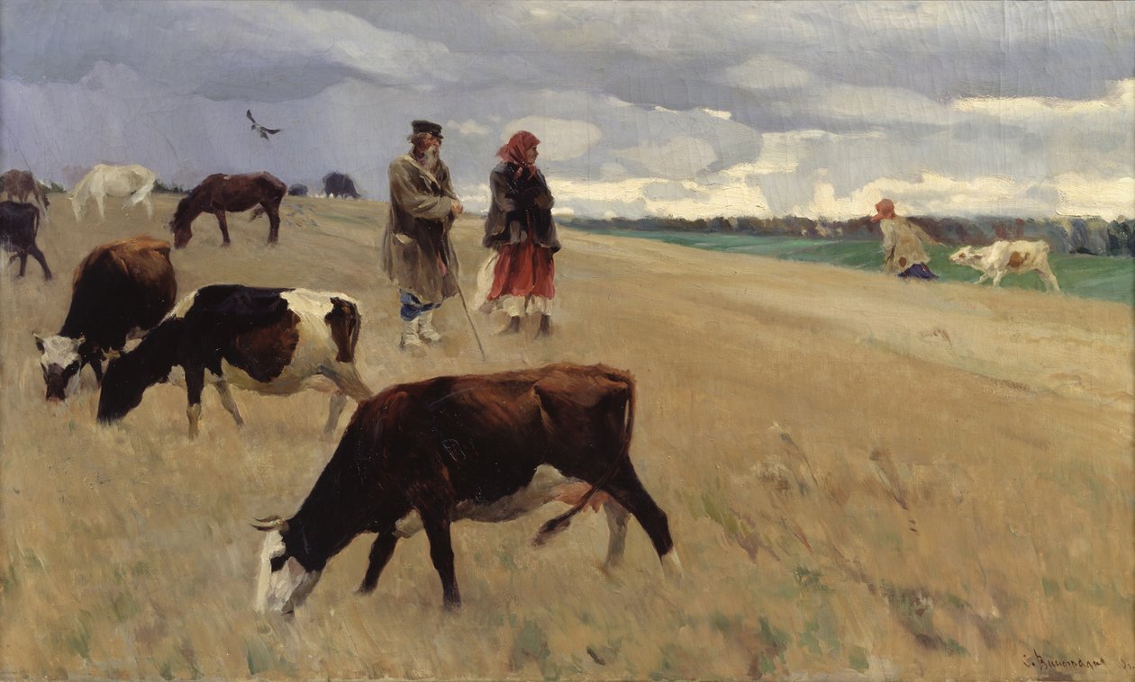 Em Stubblefield, 1896 de Sergei Arsenevich Vinogradov
