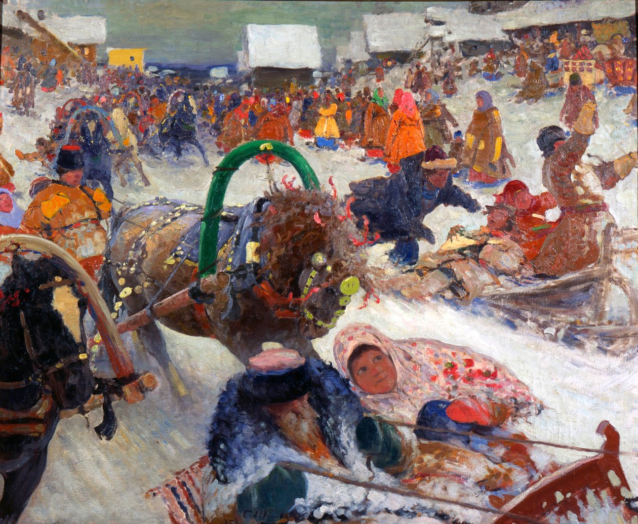 Entrudo, 1905. de Sergei Ivanov