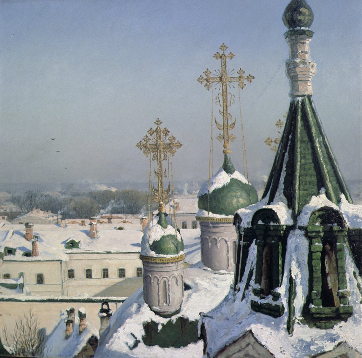 Vista de uma janela da Escola de Pintura de Moscou, 1878 de Sergei Ivanovich Svetoslavsky