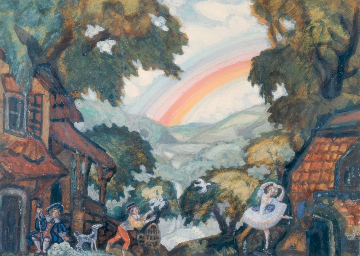 A.Adam, Giselle - cenografia Sudeikin de Sergei Jurjewitsch Sudeikin