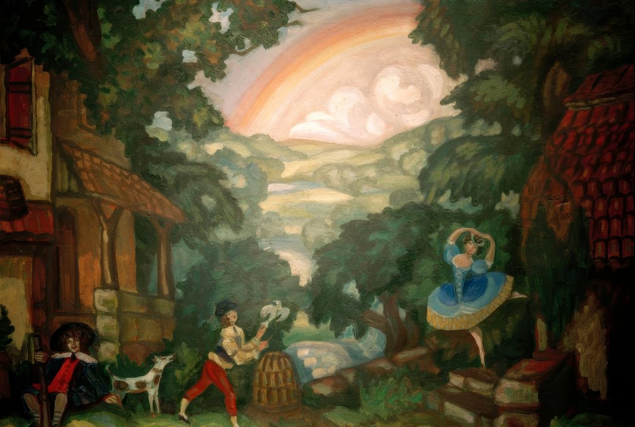 A.Adam, Giselle - cenografia Sudeikin de Sergei Jurjewitsch Sudeikin