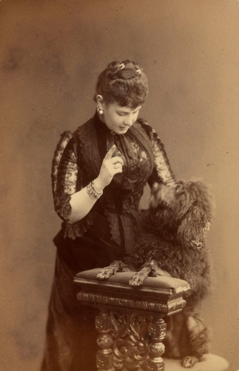 Marie Pavlovna de Russie - Grã-Duquesa Maria Pavlovna da Rússia (1854-1920), de Levitsky, Sergei Lvovich (1819-1898). Foto Albumina, ca. 1885. Arquivo de Cinema e Fotografia do Estado Russo, Krasnogorsk de Sergei Lvovich Levitsky