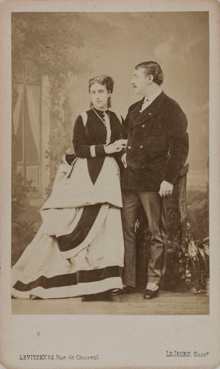Paul Pavlovich Demidoff, 2º Príncipe de San Donato 1839-1885, com sua esposa, Maria..., 1863. de Sergei Lvovich Levitsky