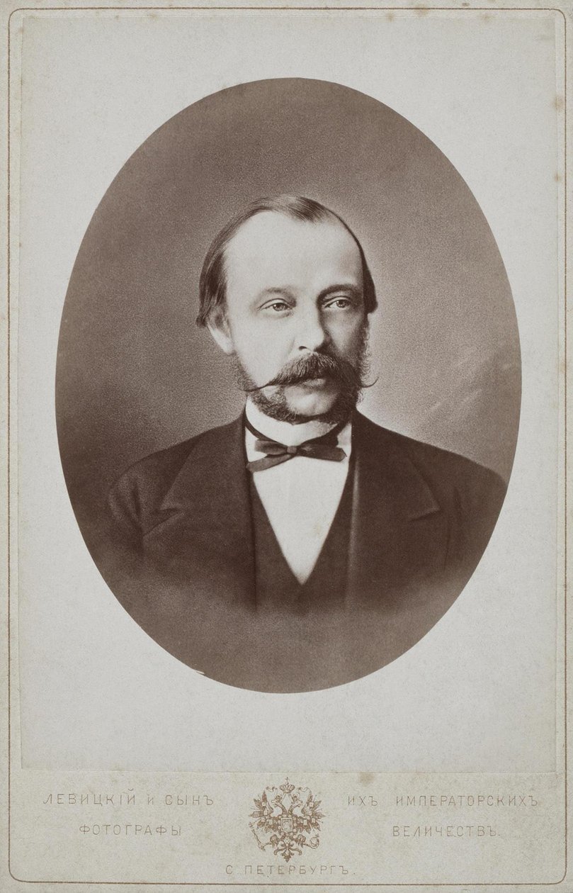 Retrato do conde Dmitry Andreyevich Tolstoy 1823-1889, 1887 de Sergei Lvovich Levitsky
