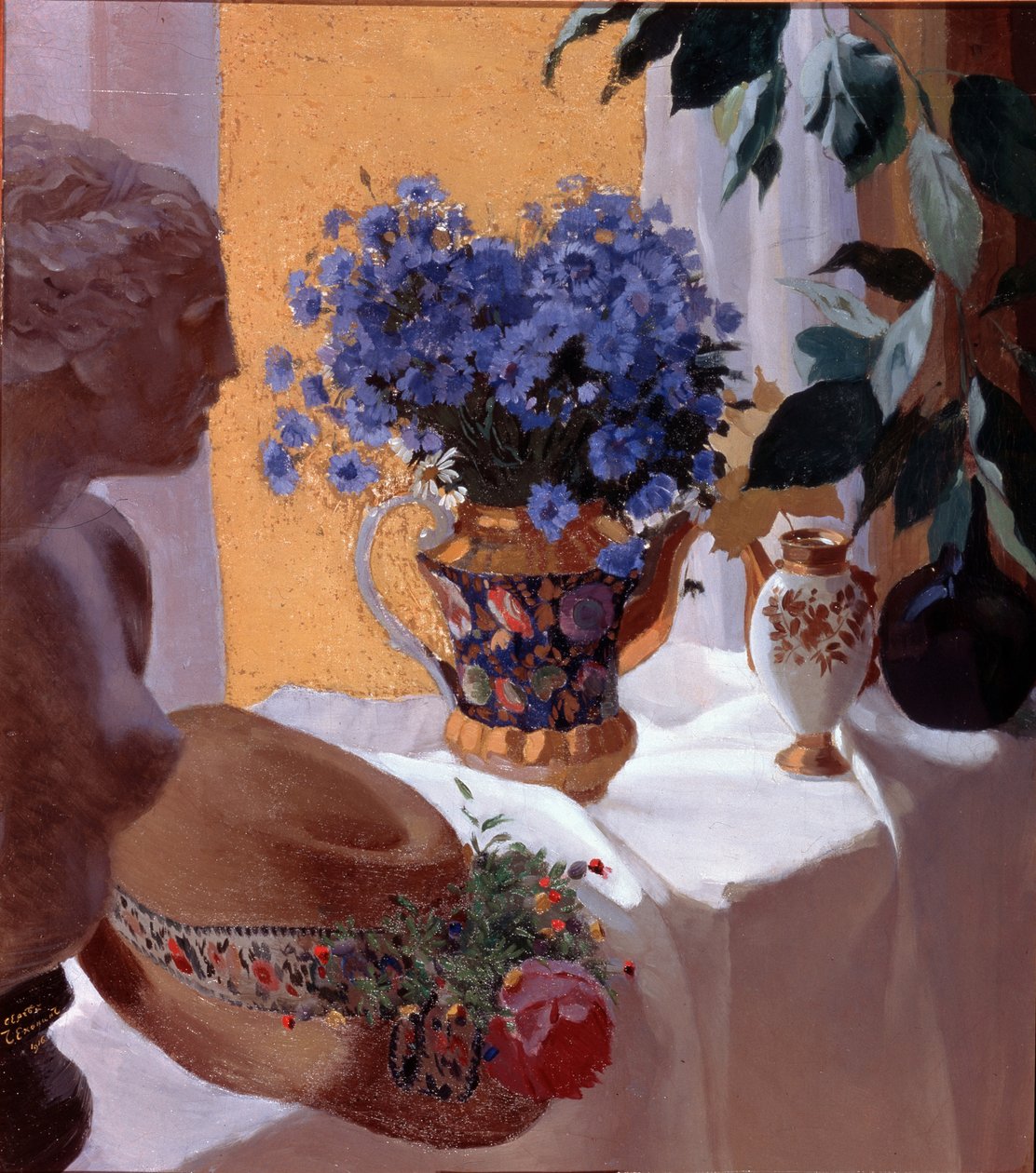 Ainda vida, 1916 de Sergei Vasilevich Chekhonin