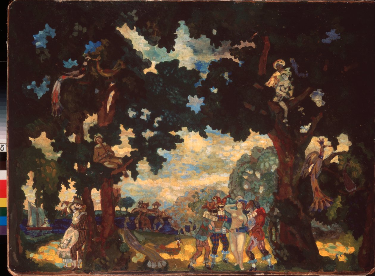 Harlequinade (as personagens da Commedia dell
