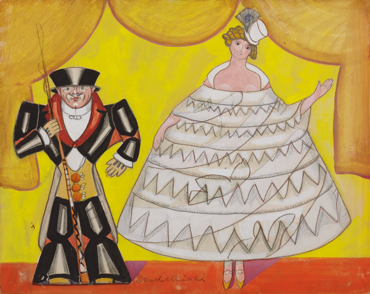 Figurino para a produção teatral 