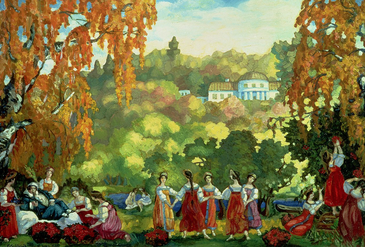 Dias de Sumário no Início do Outono de Sergei Yurevich Sudeikin