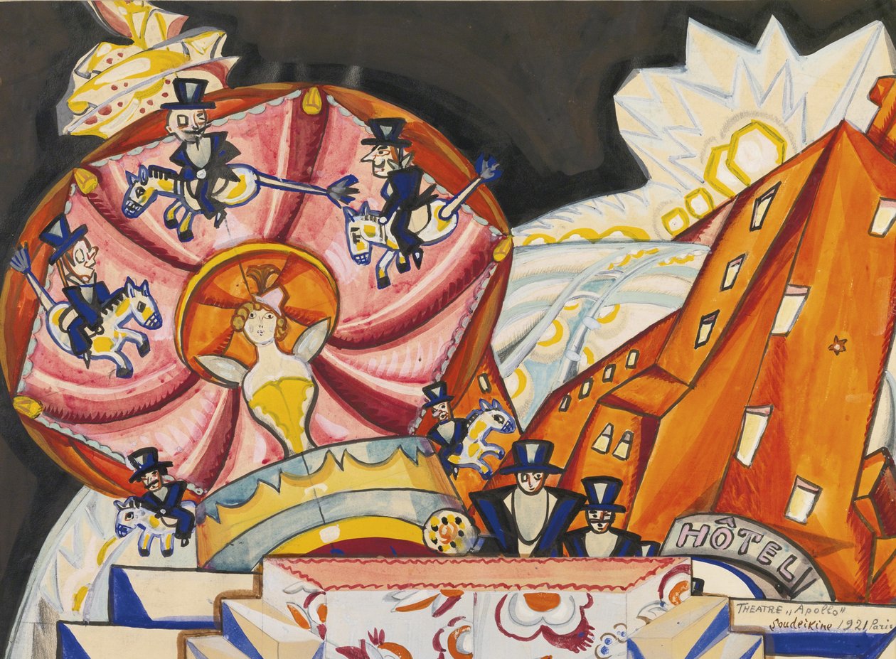 Teatro Apollo, Paris, 1921 de Sergei Yurievich Sudeykin