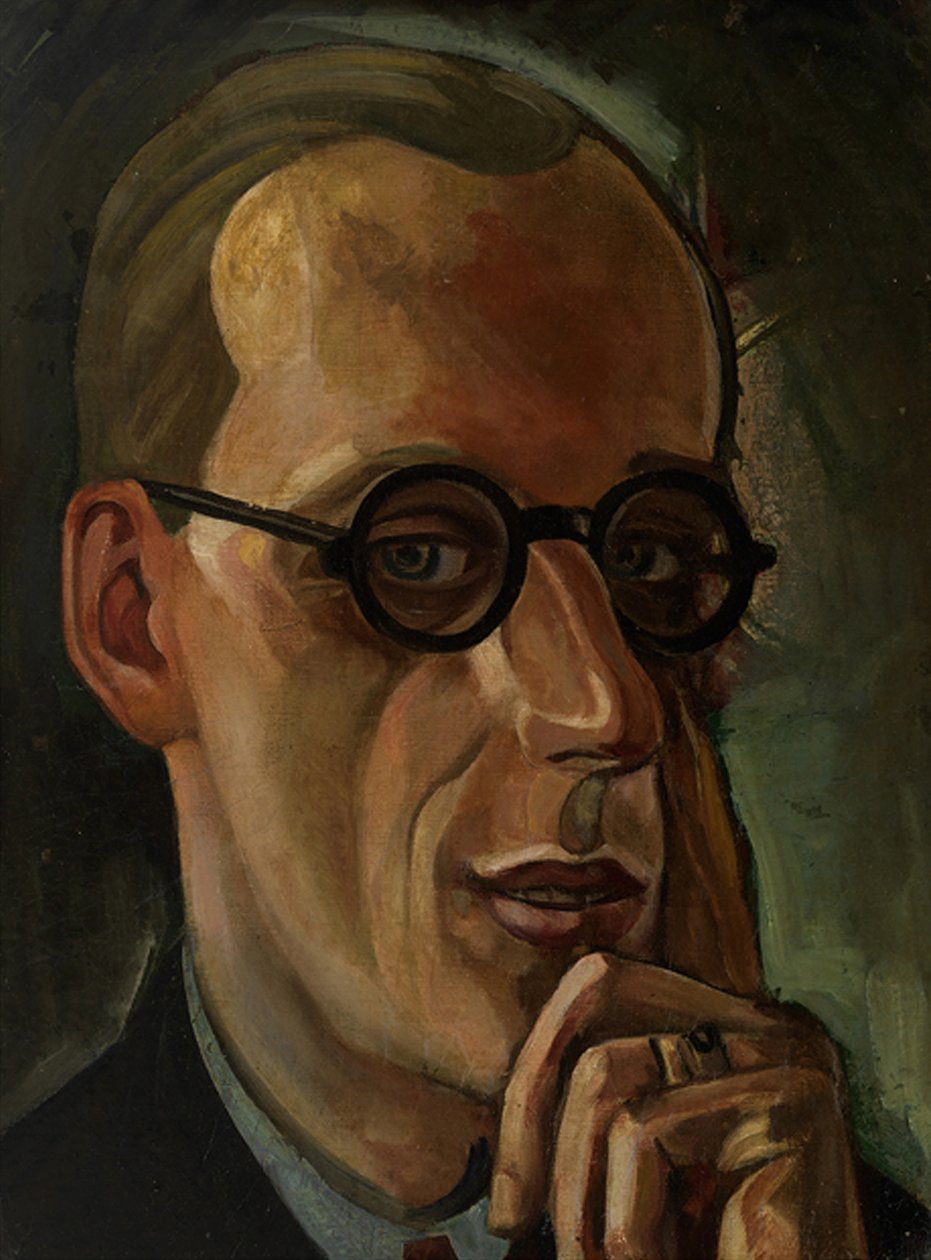 Retrato do compositor Sergei Prokofiev 1891-1953, década de 1930 de Sergei Yurievich Sudeykin