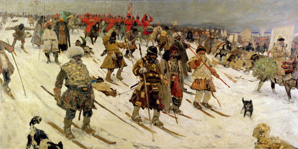 Uma campanha militar na Rússia durante o século 16, 1903 de Sergej Vasilevic Ivanov