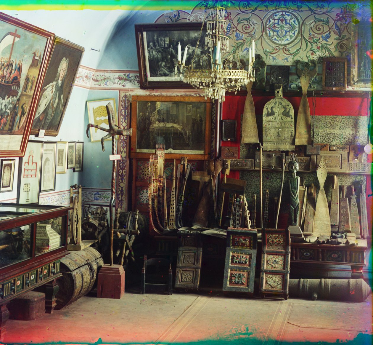 O quarto de Iona no Kremlin de Rostov, 1905-1915 de Sergey Prokudin Gorsky