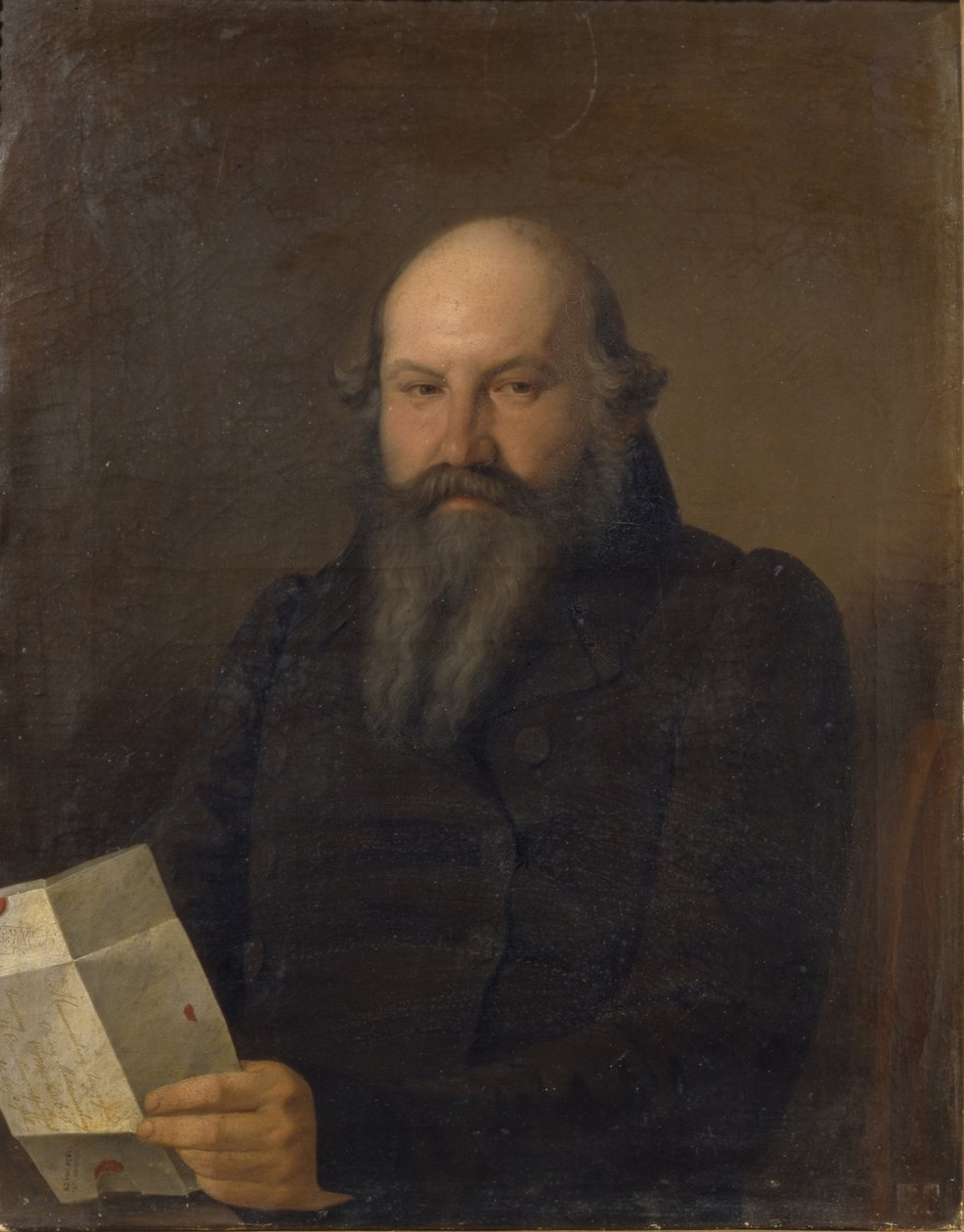 Retrato de Osip Mikhaylovich Senkov 1790-1851, 1836 de Sergey Konstantinovich Zaryanko