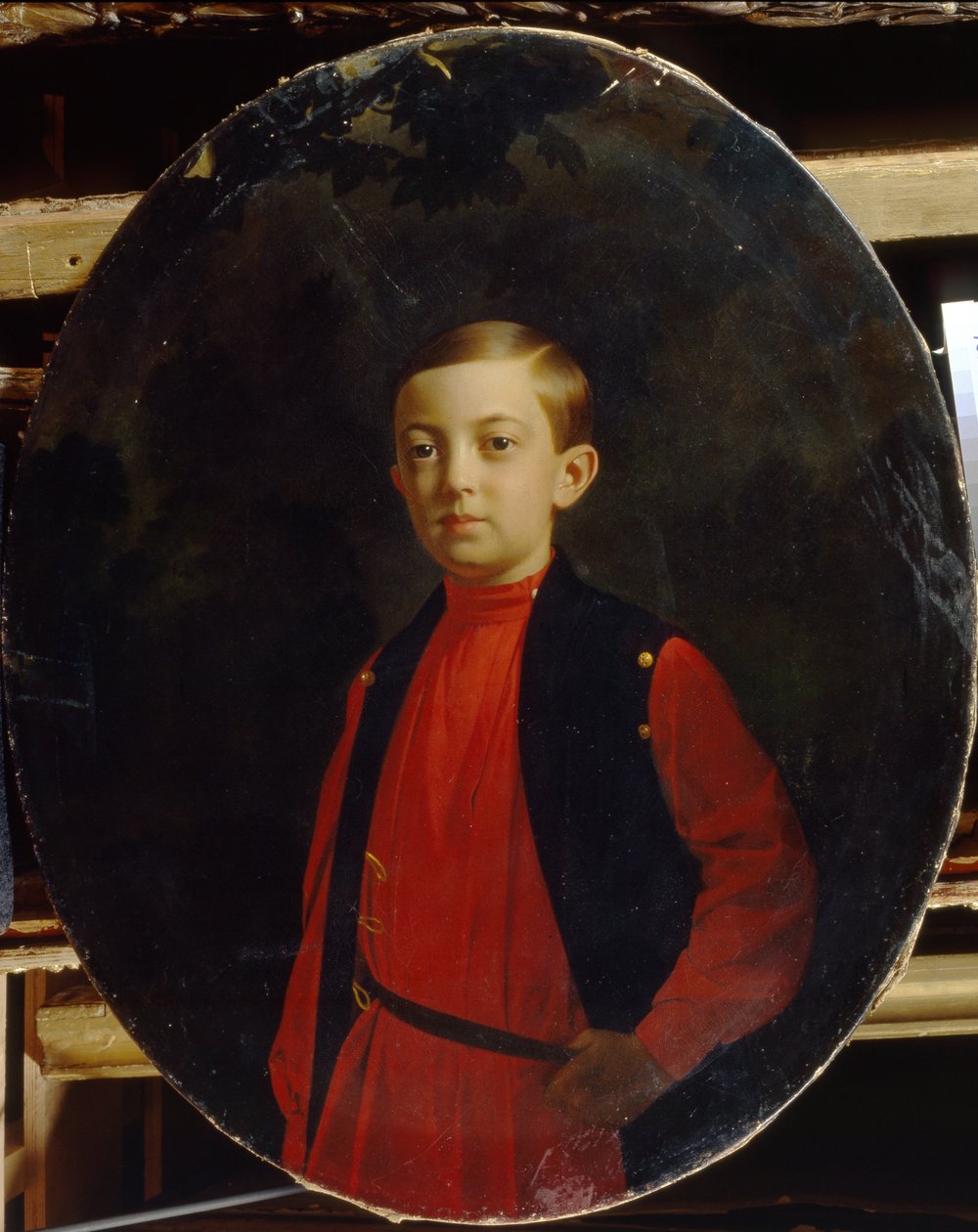 Retrato de Tsarevich Nicholas Alexandrovich da Rússia 18431865 de Sergey Konstantinovich Zaryanko