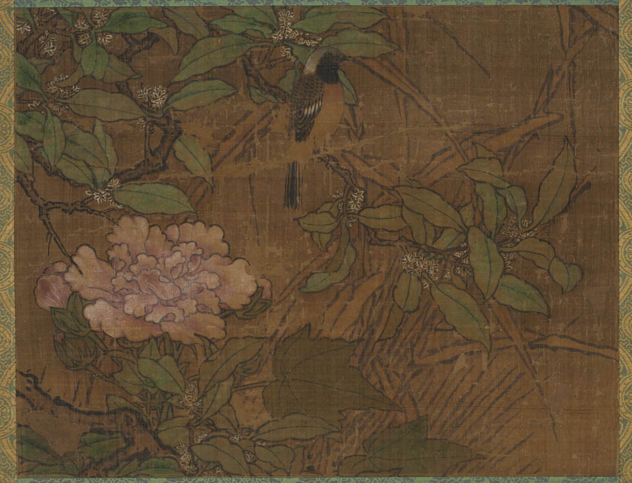Pássaros e flores, meados de 1400-início de 1500. de Sesshû Tôyô