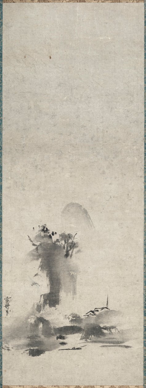 Haboku, paisagem de tinta espalhada, século 1400-Early 1500s. de Sesshû Tôyô