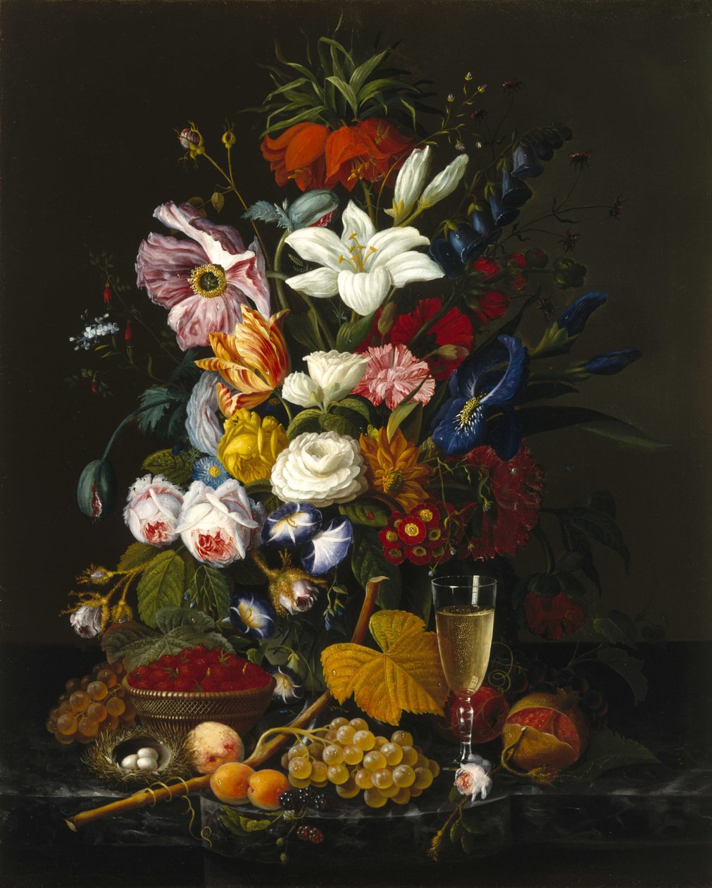 Bouquet vitoriano de Severin Roesen