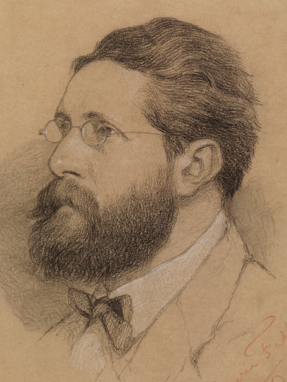 Retrato de um homem de Severin Falkman