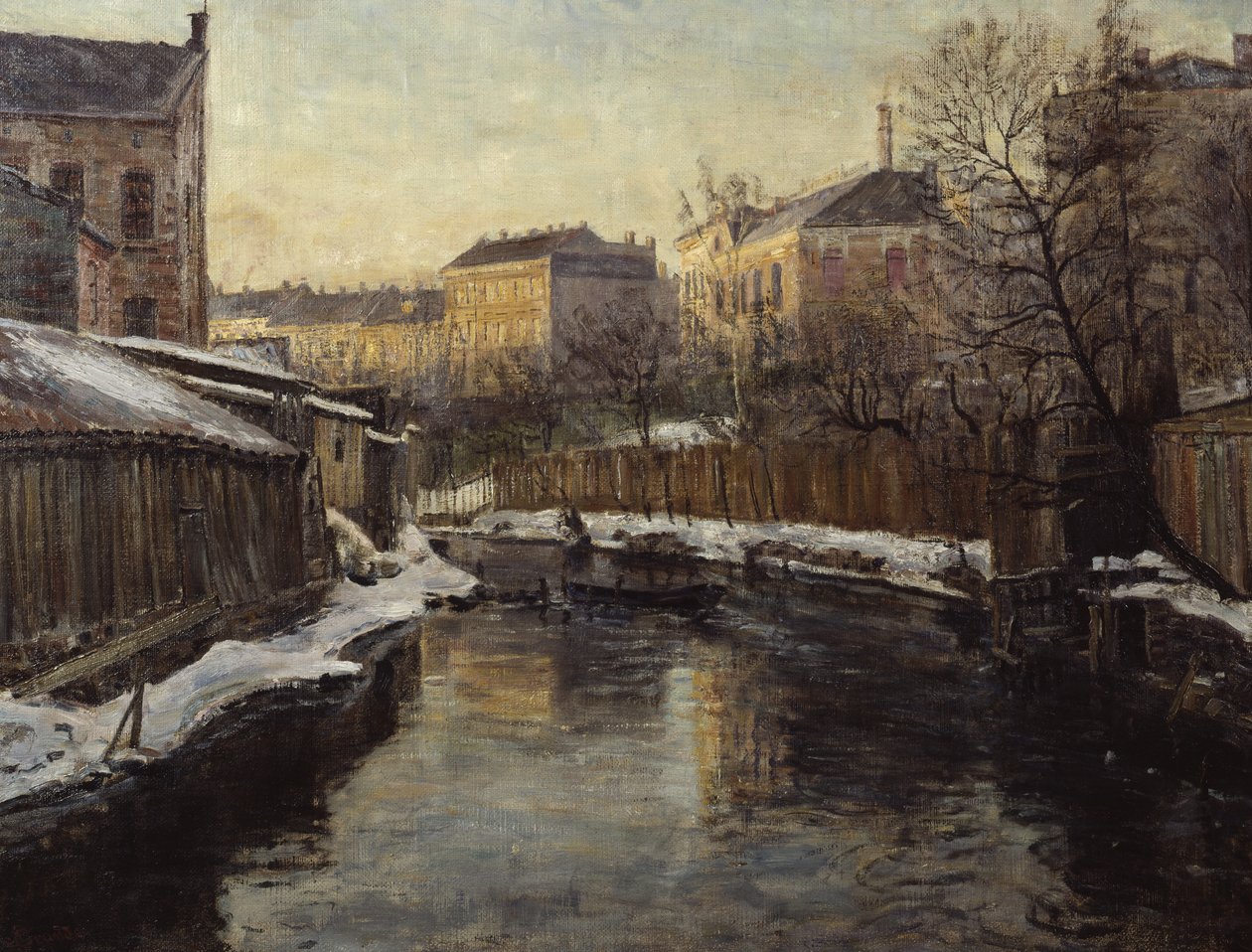 De Akerselva (óleo sobre tela) de Severin Grande