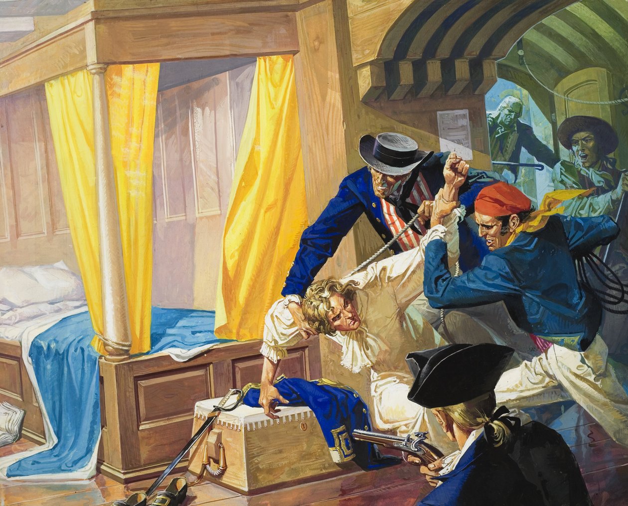 Capitão William Bligh (1754-1817) (guache sobre papel) de Severino Baraldi