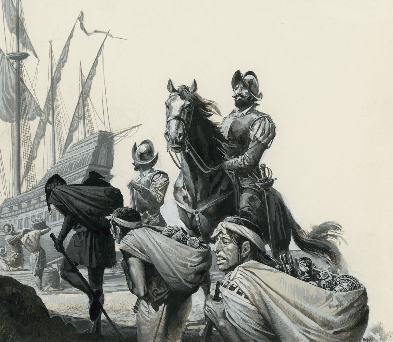 Francisco Pizarro e os seus conquistadores de Severino Baraldi
