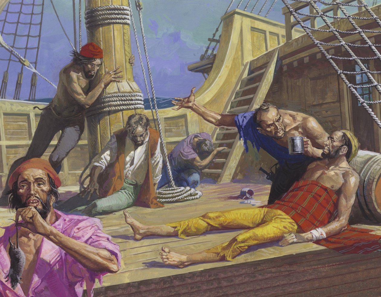 Os marinheiros de Magalhães na travessia do Pacífico de Severino Baraldi