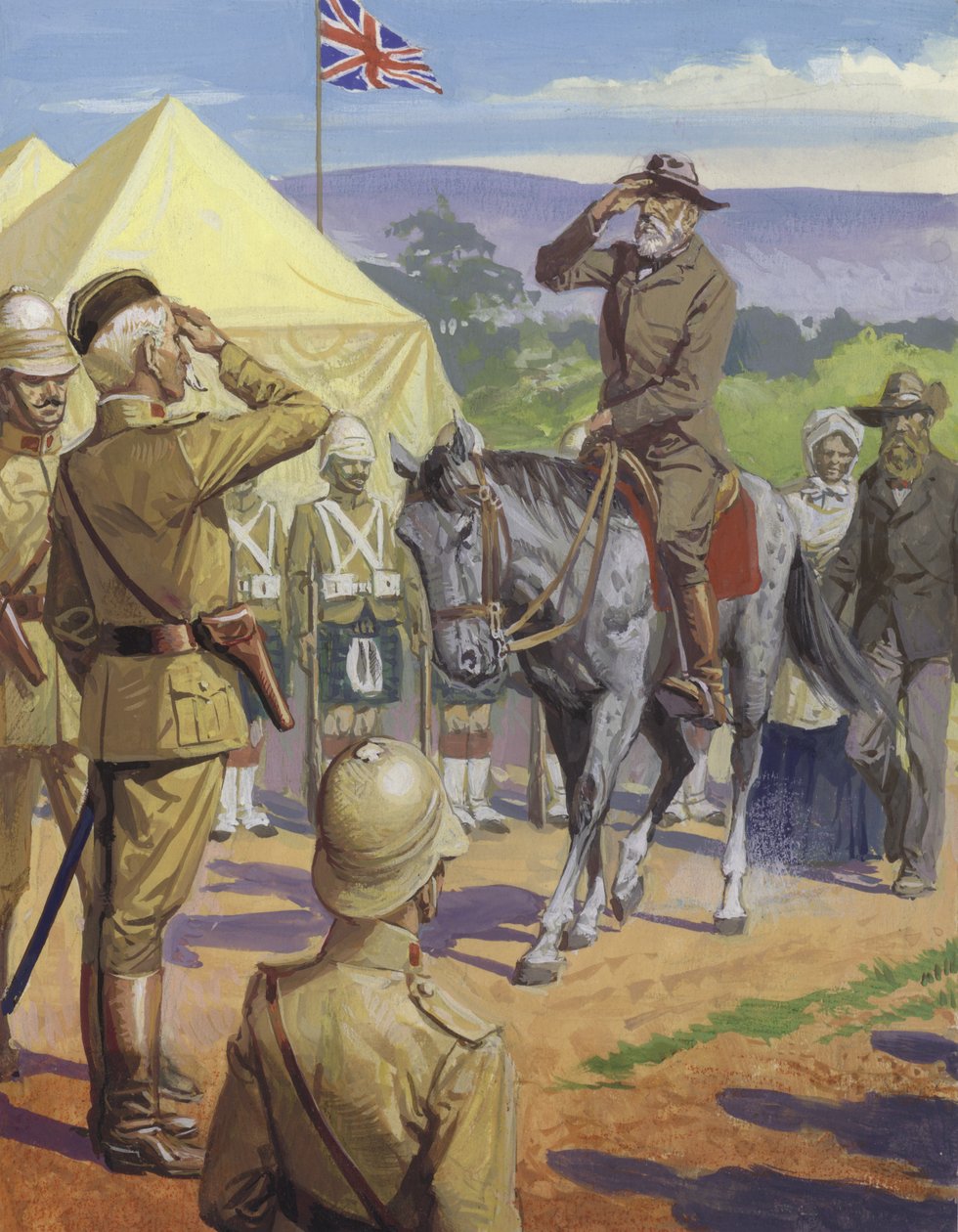 Pier Cronje rende-se a Lord Roberts de Severino Baraldi