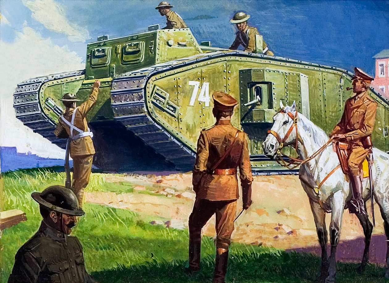 Tanque na Frente Ocidental de Severino Baraldi