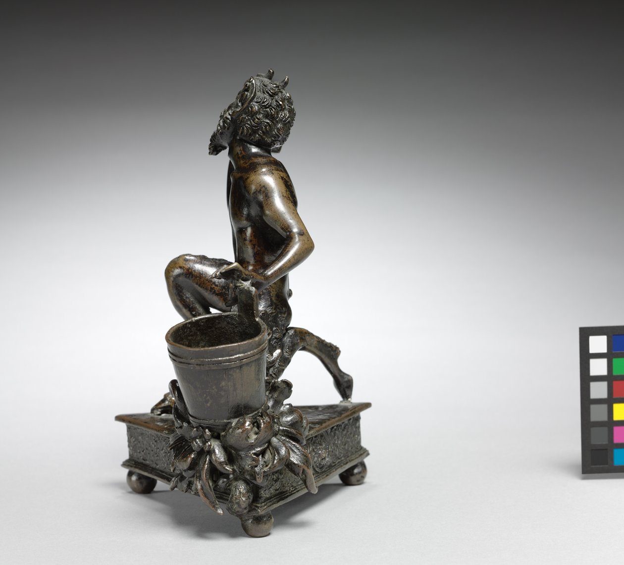 Ajoelhamento Satyr, c.1520 (bronze) de Severo da Ravenna