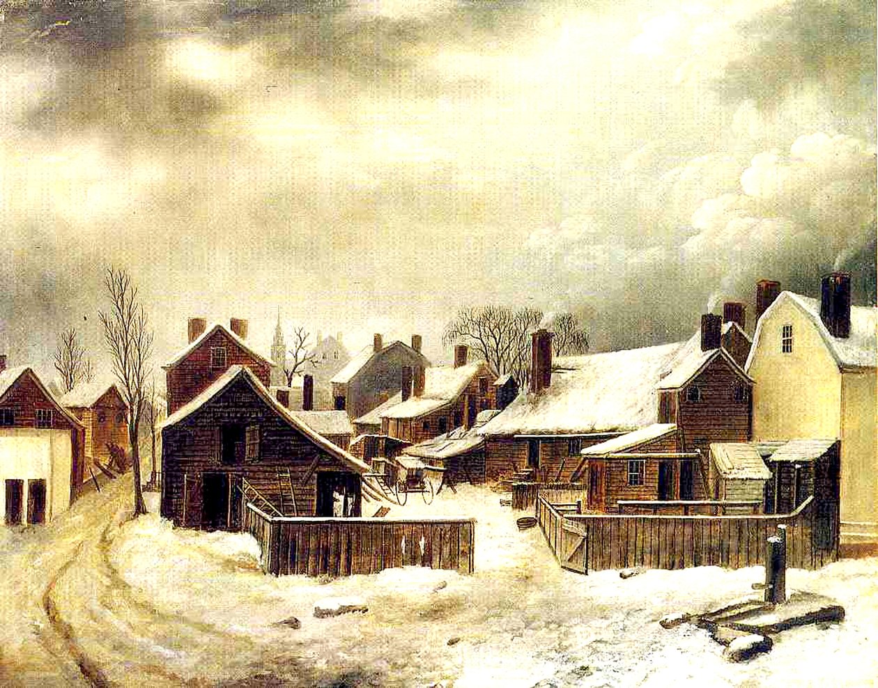 Brooklyn no inverno de Seymour Joseph Guy