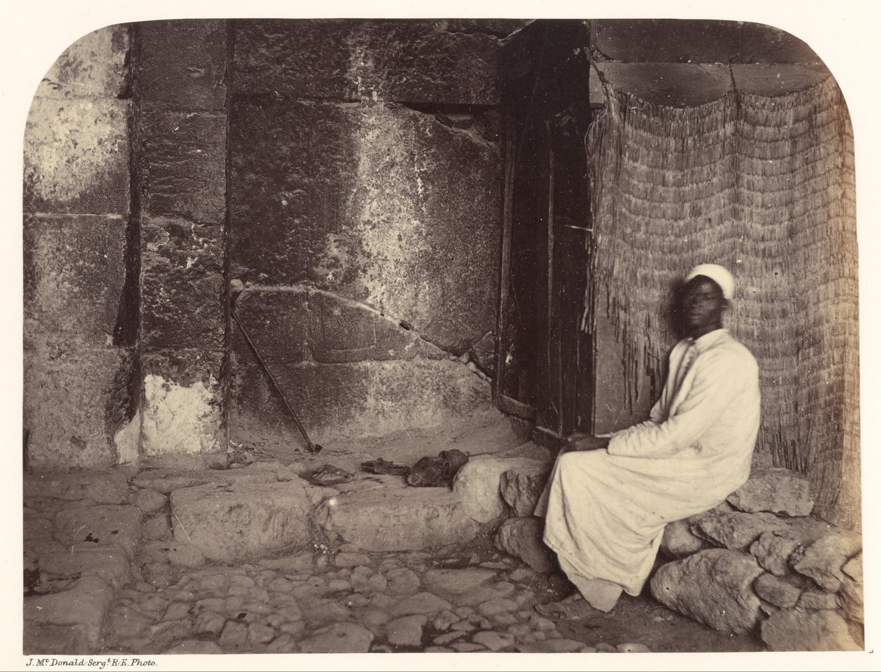 Portal antigo no portão de Damasco de Sgt. James M. McDonald