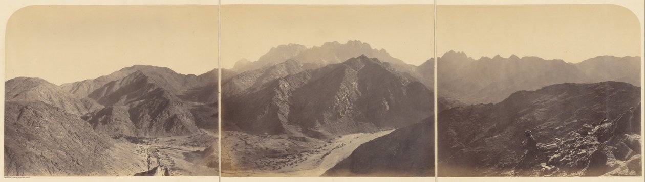 Jebel Serbal from Jebel de Sgt. James M. McDonald