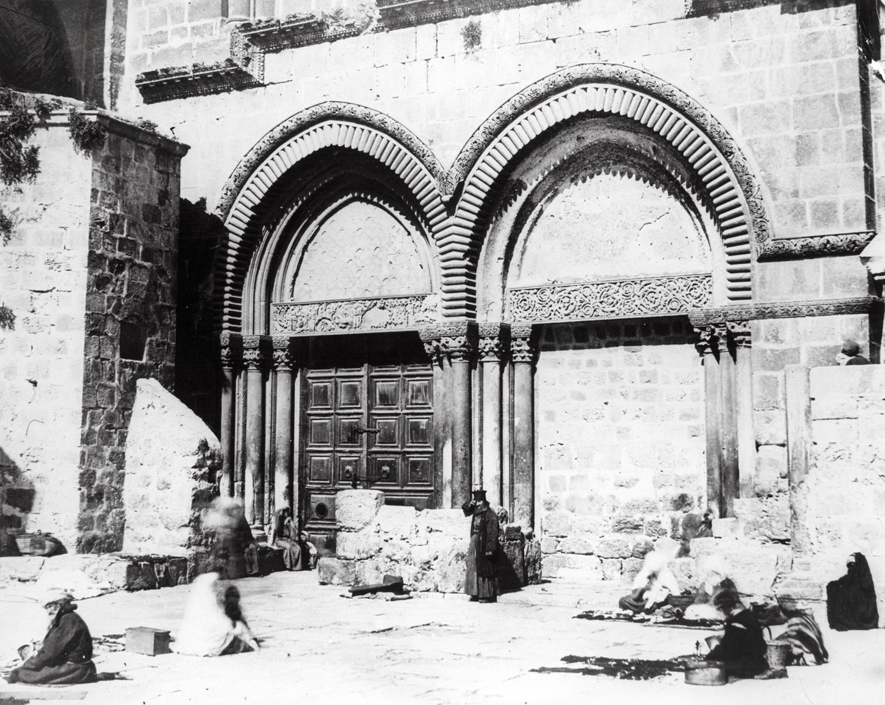 Entrada para a Igreja do Santo Sepulcro, 1865 de Sgt. James M. McDonald