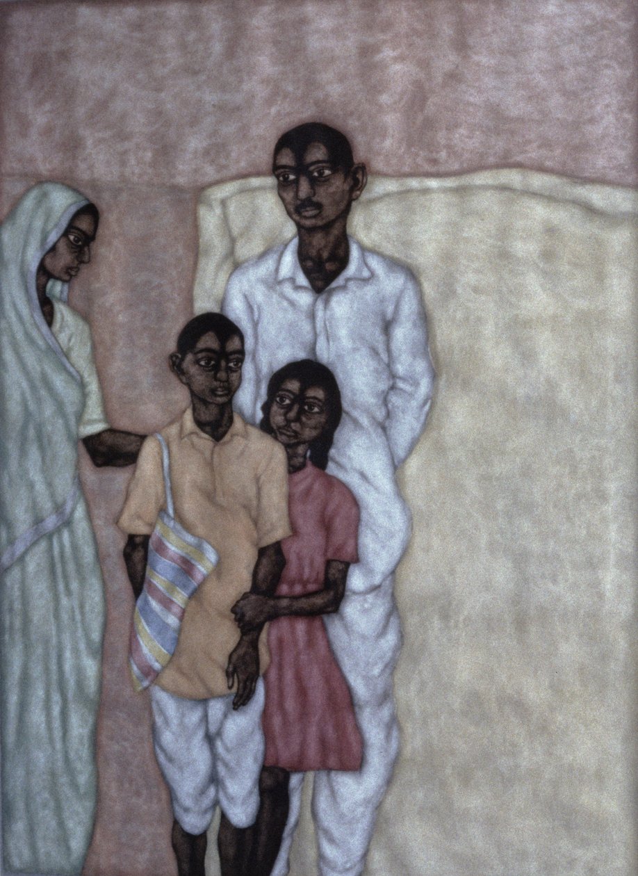 Primeiro Dia, 1984 (wc no papel) de Shanti Panchal