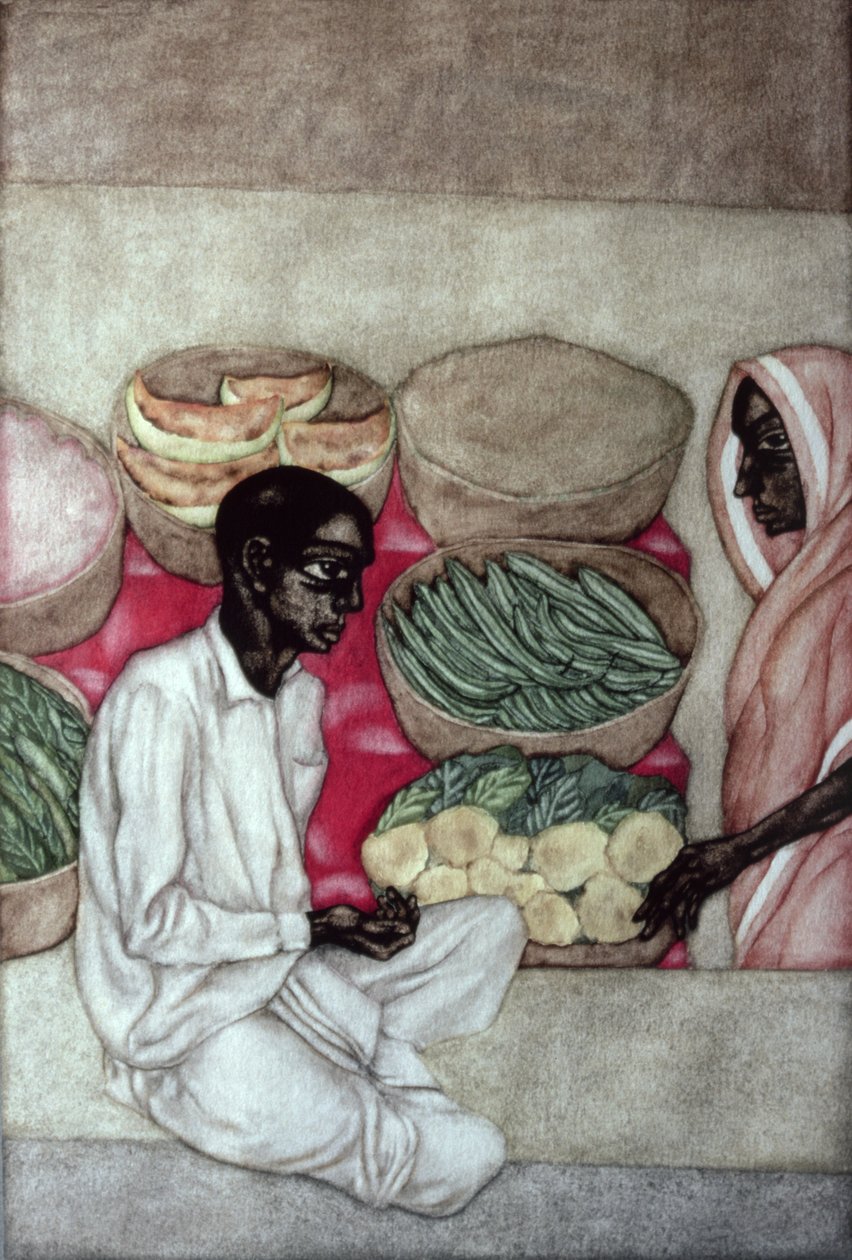 Ramchandra Sabjiwala, 1983 (wc no papel) de Shanti Panchal