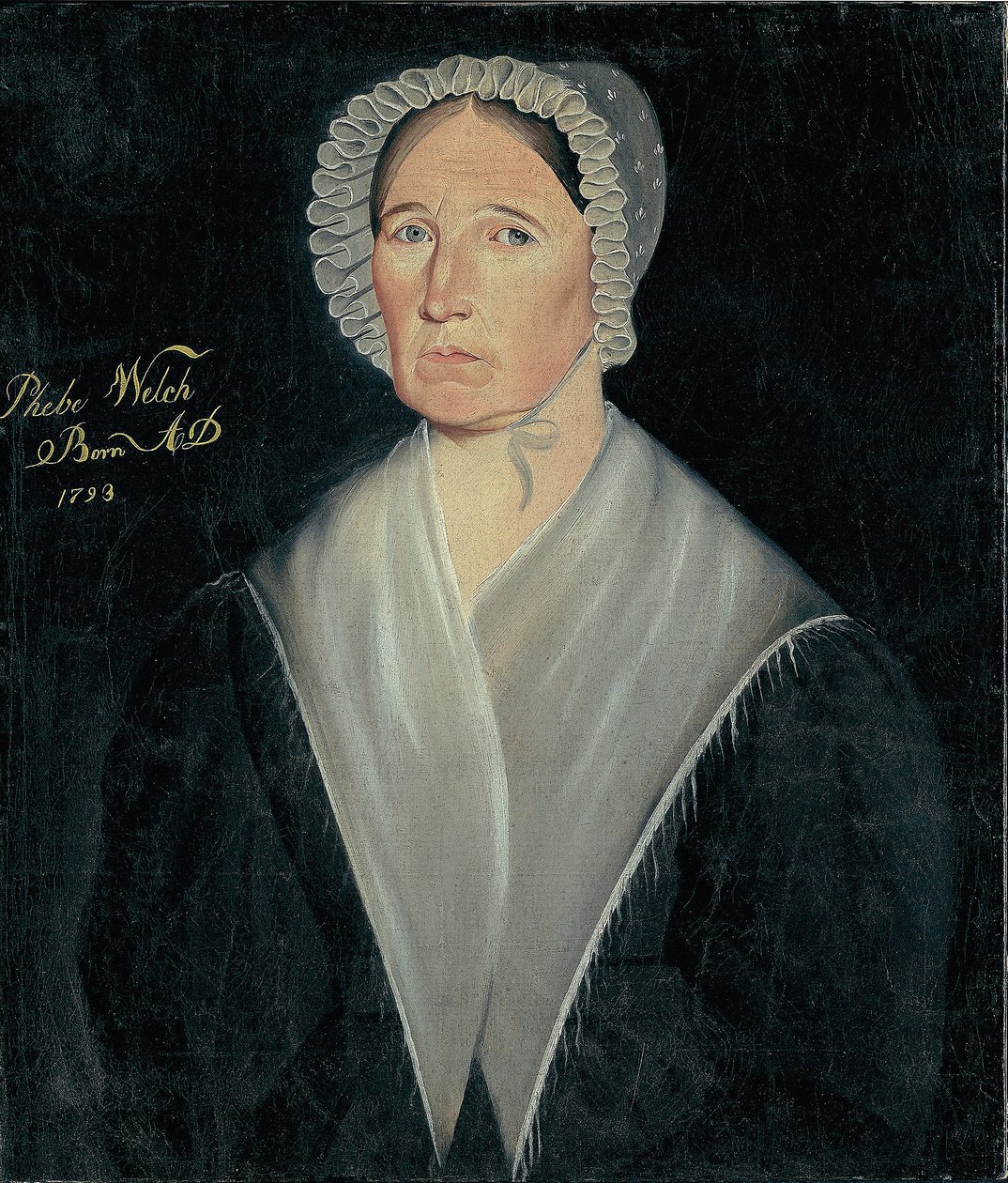 Retrato da Sra. William W. Welch, c.1837 (óleo sobre tela) de Sheldon Peck